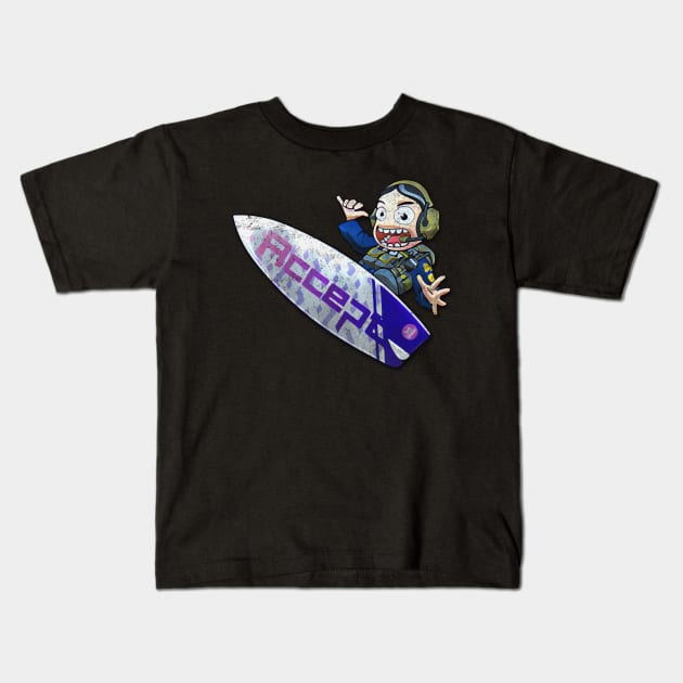 Akhibara Accept surf Kids T-Shirt by WE BOUGHT ZOO